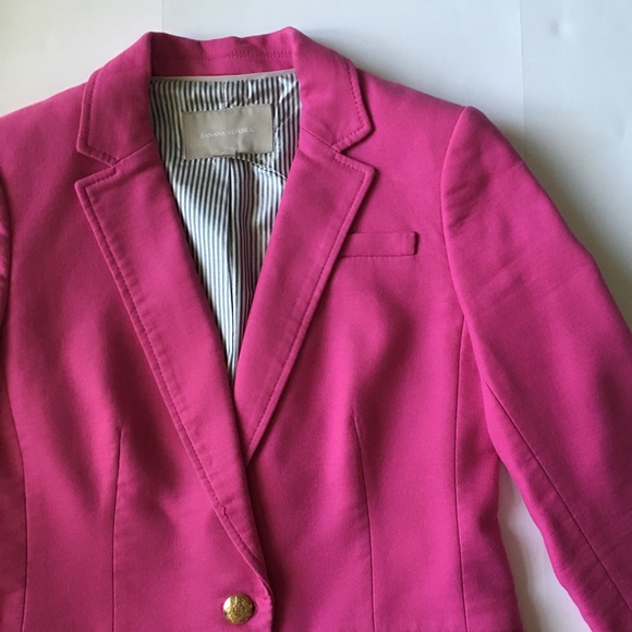 Banana republic pink blazer deals